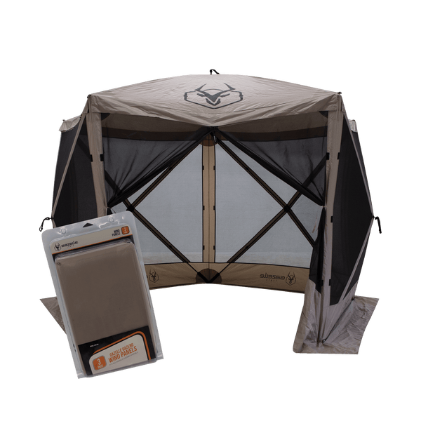 G5 5-Sided Portable Gazebo & Wind Panel Combo